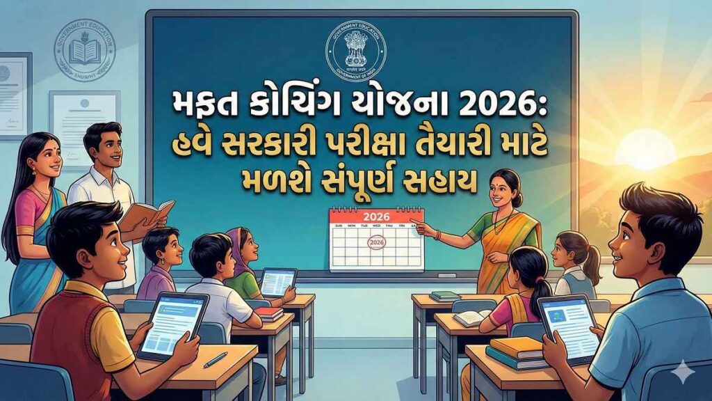 મફત કોચિંગ યોજના 2026 હેઠળ વિદ્યાર્થીઓને મળતી તાલીમ અને માર્ગદર્શન