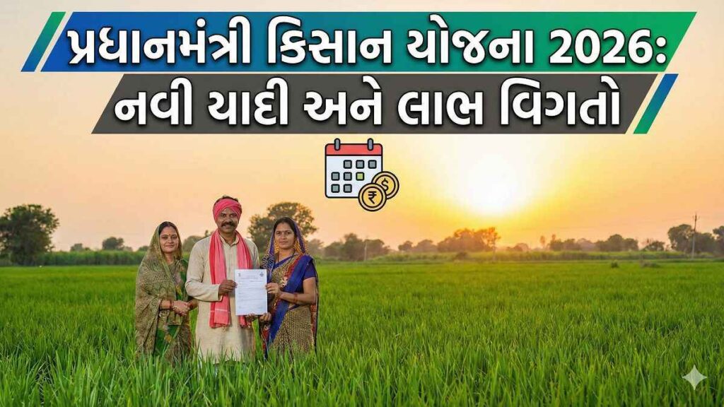 PM Kisan Yojana 2026 નવી લાભાર્થી યાદી અને લાભ વિગતો